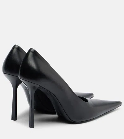Victoria Beckham Black Victoria Stiletto 100 Leather Heels