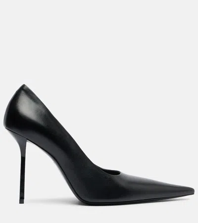 Victoria Beckham Black Victoria Stiletto 100 Leather Heels