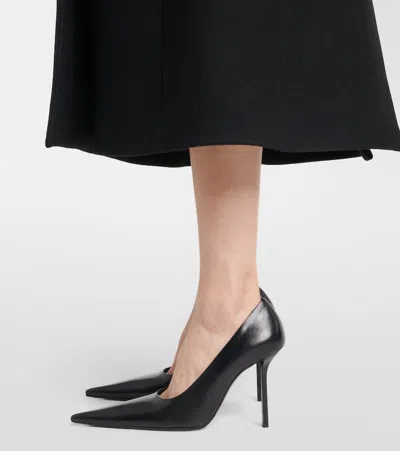 Victoria Beckham Black Victoria Stiletto 100 Leather Heels