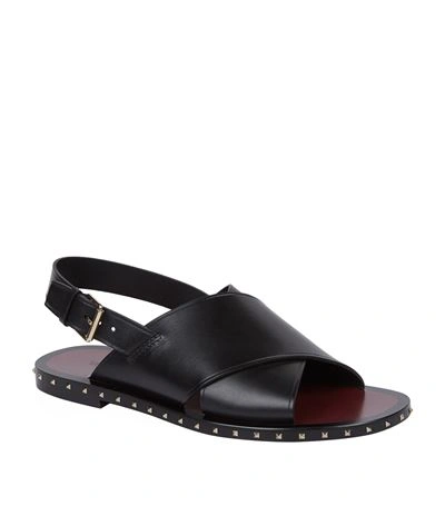 Shop Valentino Contrast Band Open Sneakers