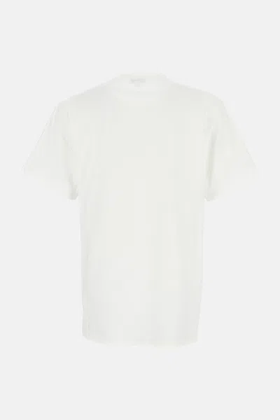 Alexander Mcqueen Skull Graphic Crew Neck Cotton T Shirt In White