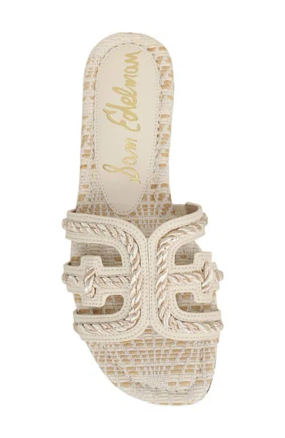 Sam Edelman Bay Twist Strap Sandals In White