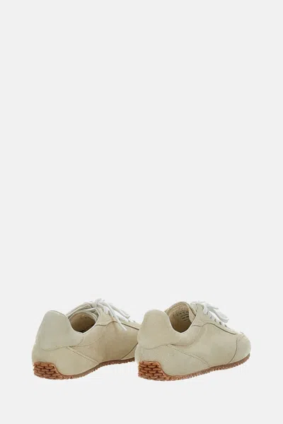 Axel Arigato Daze Runner Beige Sneaker With Logo On The Tongue And Grooved Sole In Suede Man In Neutral