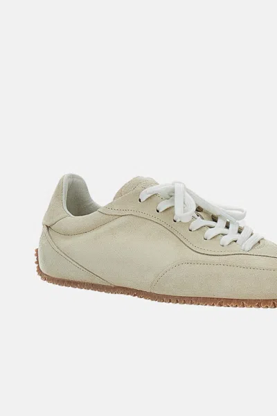 Axel Arigato Daze Runner Beige Sneaker With Logo On The Tongue And Grooved Sole In Suede Man In Neutral