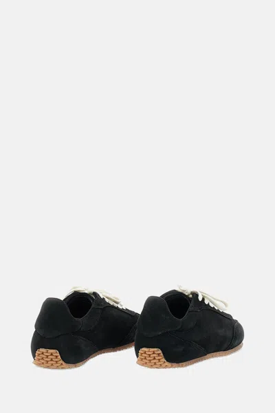 Axel Arigato Daze Runner Black Sneaker With Logo On The Tongue And Grooved Sole In Suede Man