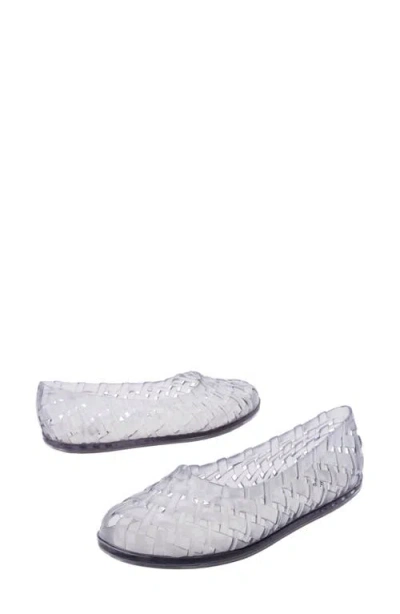 Melissa Possession Water Resistant Jelly Ballet Flat In Transparent