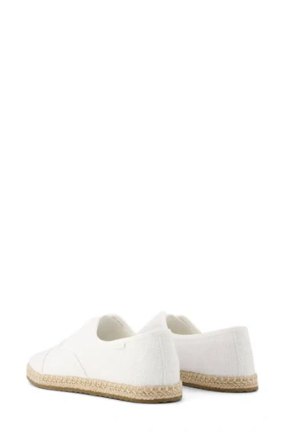 Toms Palmera Plus Espadrille Slipon In White
