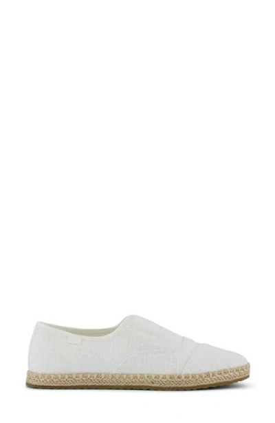 Toms Palmera Plus Espadrille Slipon In White