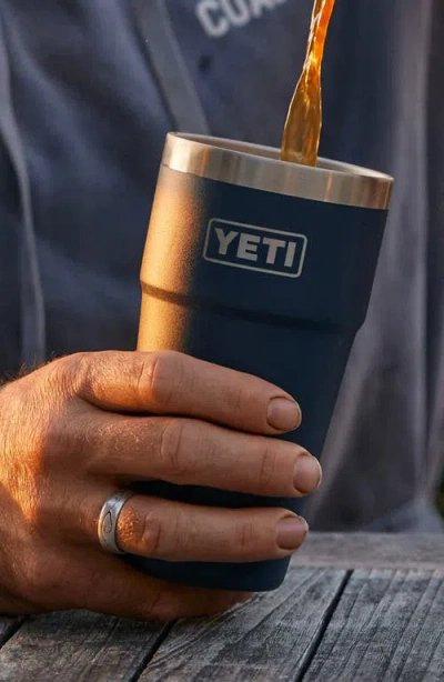 Yeti Rambler 20-ounce Stackable Cup In Blue