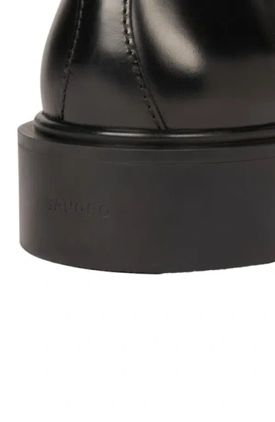 Sandro Patent Leather Derbies In Black