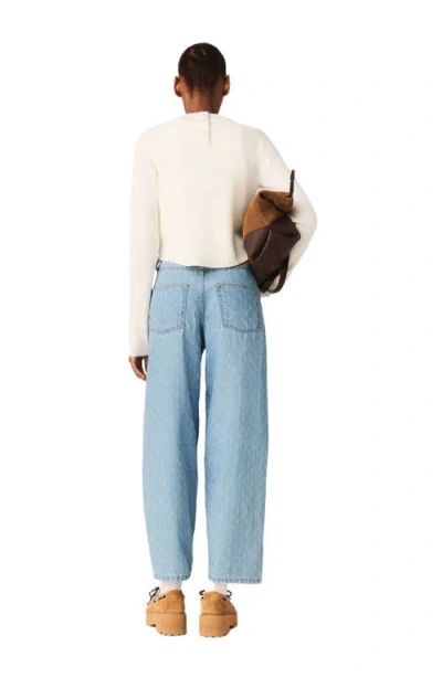 Maje Jewel-button Back Sweater In Multi