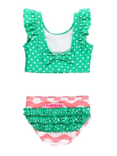 Rufflebutts Upf50 Waterfall Tankini In Multi