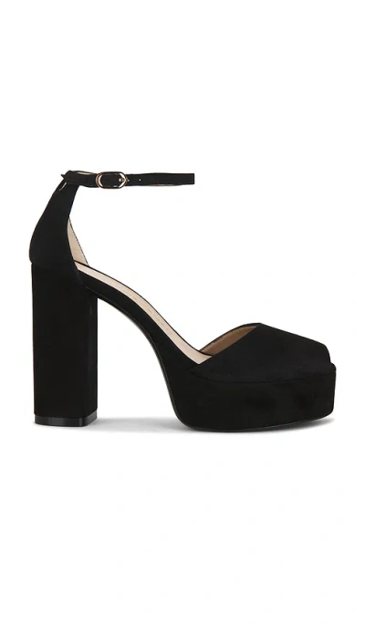 Stuart Weitzman 110mm Sabrina Suede Platform Sandals In Black