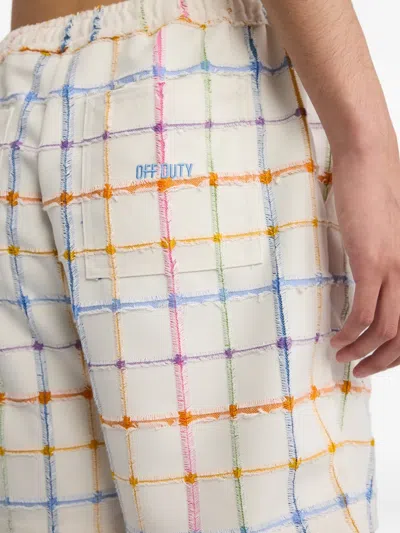 Off Duty Kid Plaid Shorts In Multi