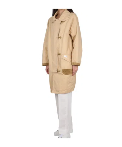 Fay Beige Multiple Cargo Pockets Jacket In Brown