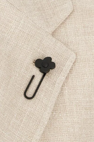 Lardini Single-breasted Patch-pocket Blazer In White