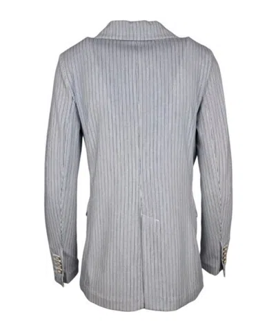 Circolo 1901 Double-breasted Suit Jacket In Blue
