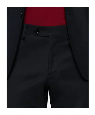 Lardini Structured Blue Blazer With Tailored Fit In Blue