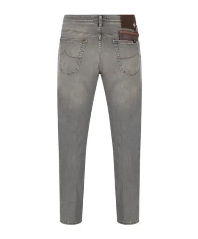 Jacob Cohen Belt Loop Jeans In Blue