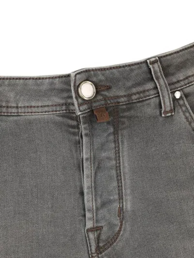 Jacob Cohen Belt Loop Jeans In Blue