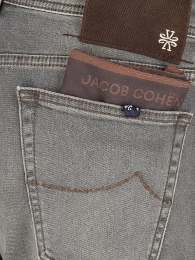 Jacob Cohen Belt Loop Jeans In Blue