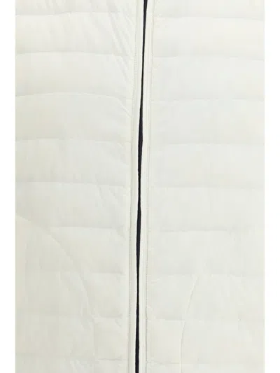 Herno Nylon Reversible Down Jacket High Neck In Blue