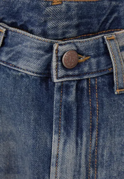 R13 Belt Loop Jeans In Blue