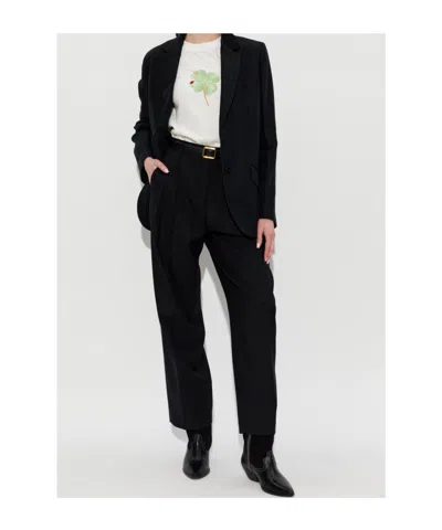 Paul Smith Belt Loop Track Pants In Black