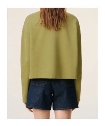 Ami Alexandre Mattiussi Ami Paris Ami Paris De Coeur Matcha Sweatshirt In Green