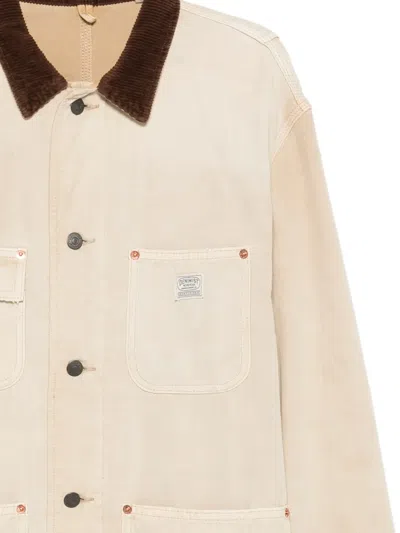 Denimist Corduroy Collared Jacket In Neutral