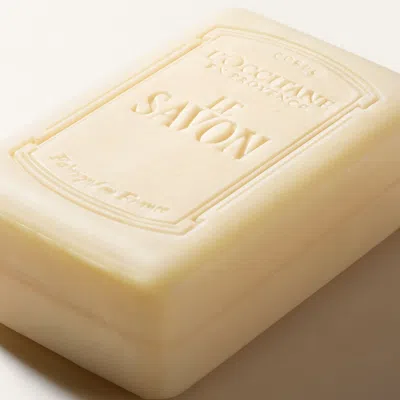 L'occitane Le Savon Shea Verbena Extra-gentle Body Soap In Transparent