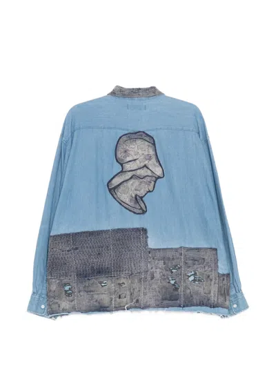 Kafeneo By Tbf Patch-worked Shirt In Multi