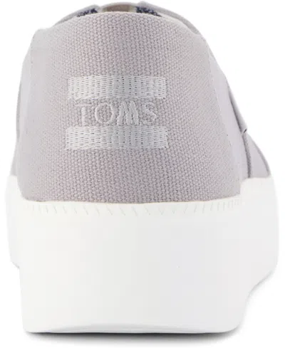 Toms Asher Platform Slip-on Sneaker In Gray