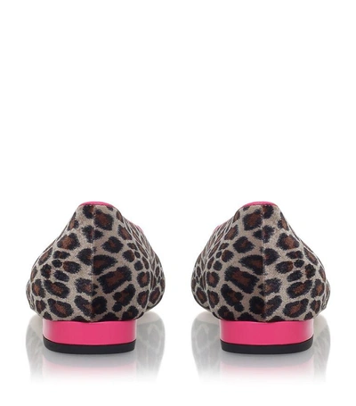 Shop Charlotte Olympia Pretty In Pink Kitty Flats