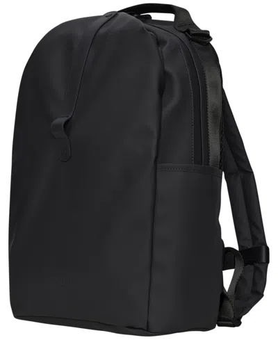 Rains Clip-front Backpack In Black