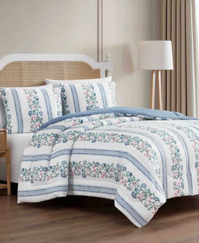 Macy's Vanelisse 3-pc. Comforter Sets In Blue