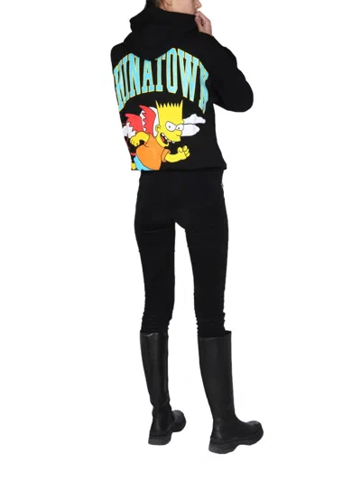 Chinatown Market Devil Bart Sweatshirt In Black