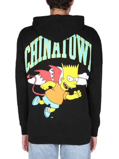Chinatown Market Devil Bart Sweatshirt In Black