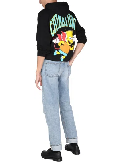Chinatown Market Devil Bart Sweatshirt In Black