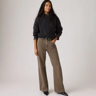 Levi's Loose Boot Washed Jeans In Brown