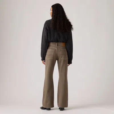 Levi's Loose Boot Washed Jeans In Brown