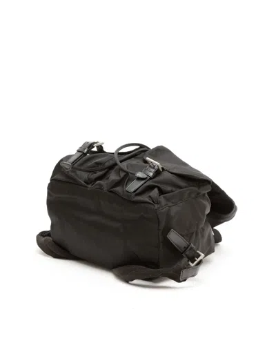 Prada Tessuto Backpack In Black