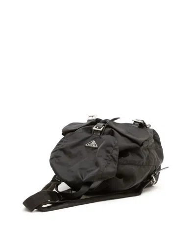 Prada Tessuto Backpack In Black