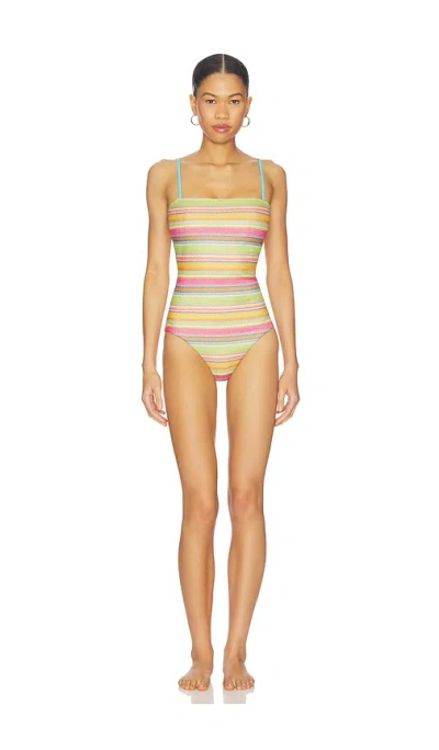 Pq Strapless One Piece In Multi