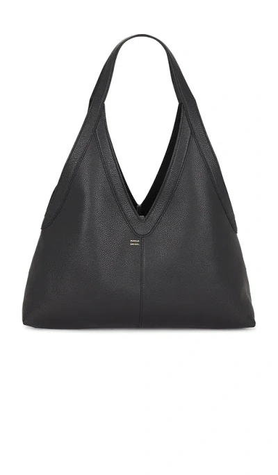 Mansur Gavriel Soft M Leather Tote Bag In Black