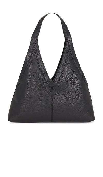 Mansur Gavriel Soft M Leather Tote Bag In Black