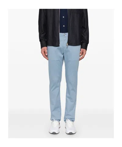 Jacob Cohen Belt Loop Jeans In Blue