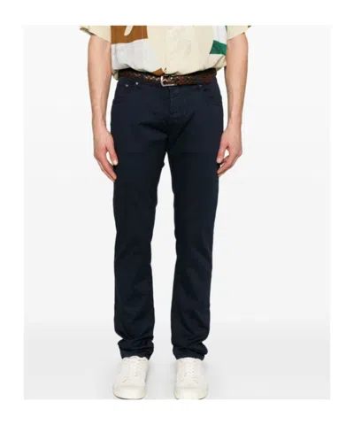 Jacob Cohen Belt Loop Jeans In Black