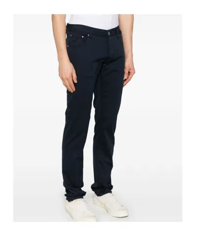 Jacob Cohen Belt Loop Jeans In Black