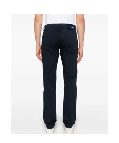Jacob Cohen Belt Loop Jeans In Black